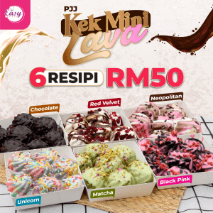 PJJ Mini Cake Larva (6 Resepi)