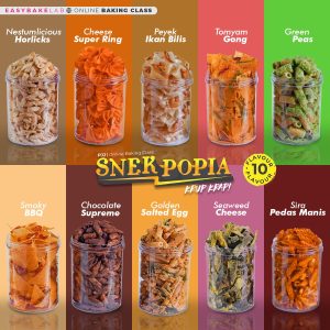PJJ Snek Popia Krup Krap! (10 Resepi) & Kudapan Cornflakes (10 Resepi)