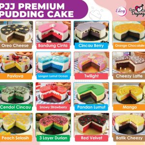 PJJ Premium Pudding Cake (18 Resepi)